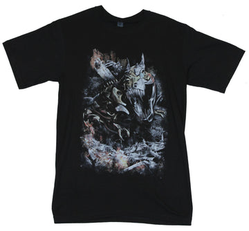 Transformers Mens T-Shirt -  Movie Style Grimlock Wreacking Havoc Image