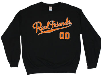 Real Friends Crewneck Sweatshirt - Varsity Style Never Grow up 00 Image
