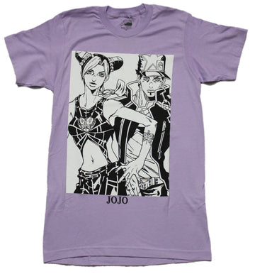 Jojo's Bizarre Adventure Mens T-Shirt - Black & White Duo Image