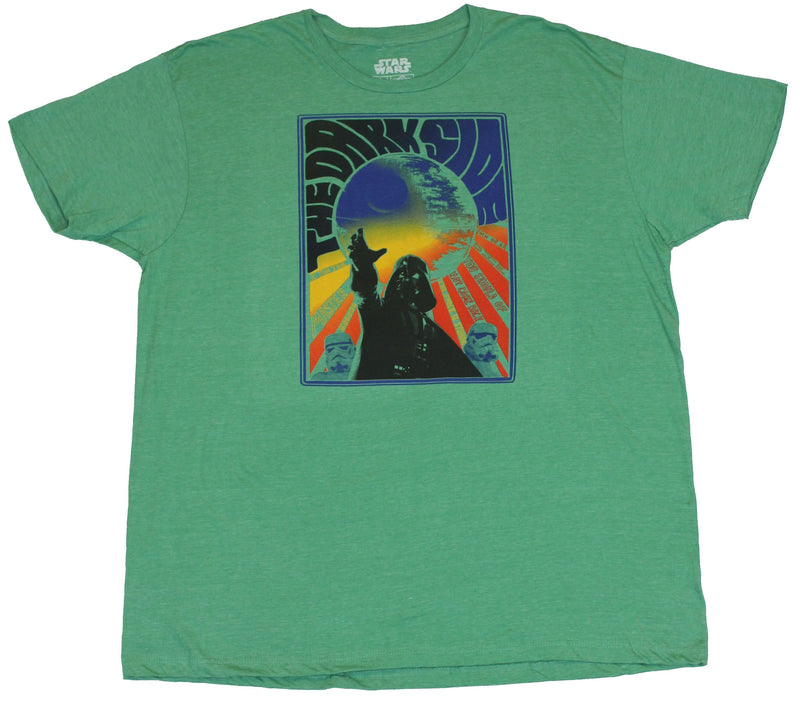 Star Wars Mens T-Shirt -"The Dark Side" Psychedelic Darth Vader Image