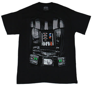 Star Wars Mens T-Shirt - Smaller Print Style Costume Darth Vader Image