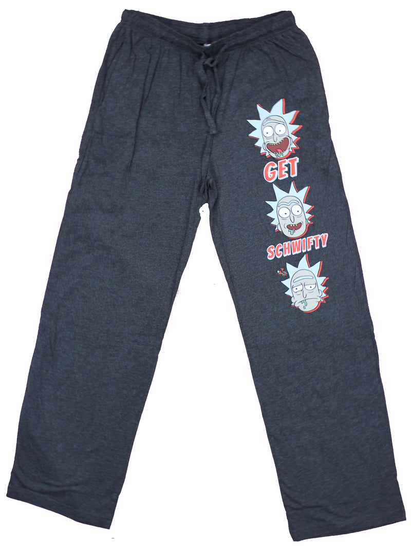 Rick and Morty Time To Get Schwifty Lounge Pajama Pants - Inmyparentsbasement.com
