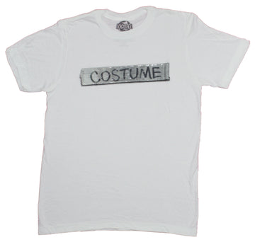 Halloween Costume Mens T-Shirt - "Costume" Super Plain Sarcastic Shirt