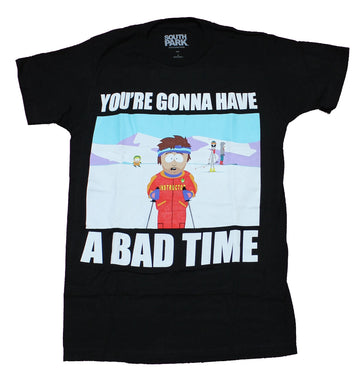 South Park Mens T-Shirt -  Skiing Instructor You're Gonna Have A Bad Time