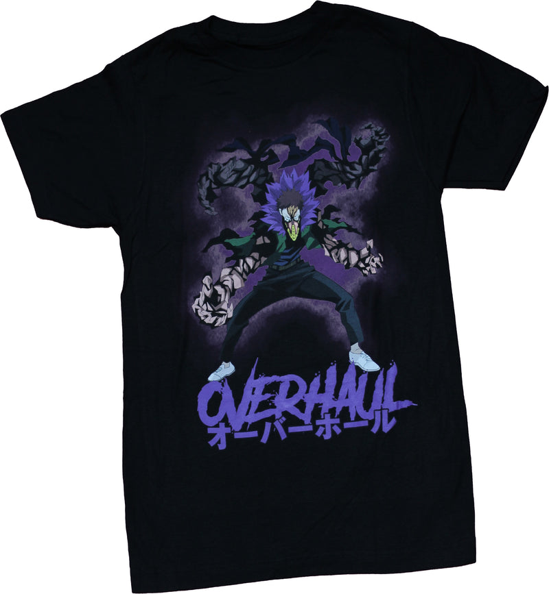 My Hero Academia Mesn T-Shirt -  Overhaul Over Name - Inmyparentsbasement.com