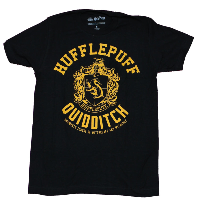 Harry Potter Mens T-Shirt - Hufflepuff Quidditch Logo Crest