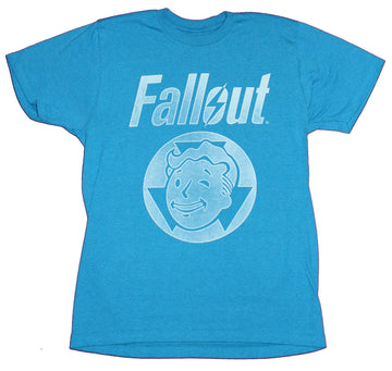 Fallout Mens T-Shirt  - Pip Boy Face Radiation Circle Image