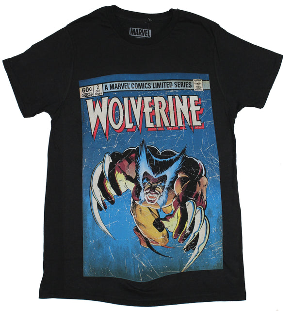 Wolverine (Marvel) Mens T-Shirt - Issue 2 Limited Series Cover Issue