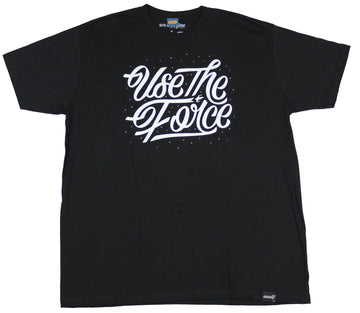 Star Wars Mens T-Shirt - Use the Force Spacey Script Image
