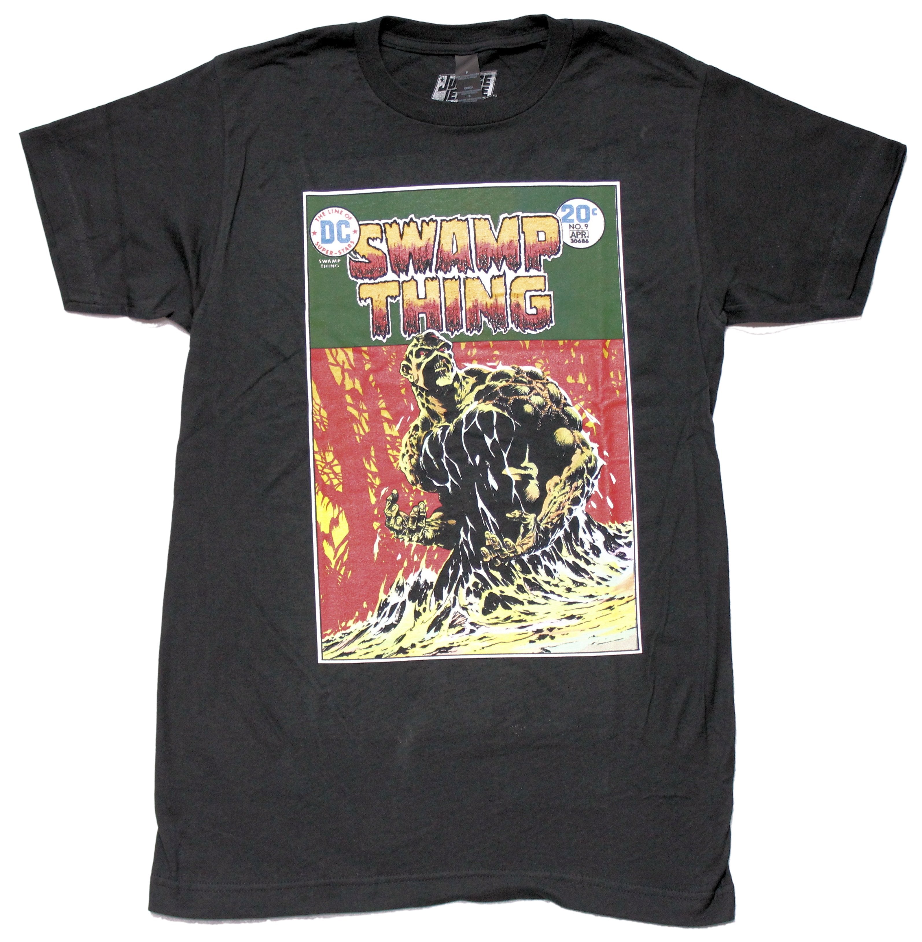 Swamp Thing  Mens T-Shirt - Issue 9 Wrightson Comic  Cover