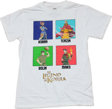 Legend of Korra Mens T-Shirt - Colo Character Boxes
