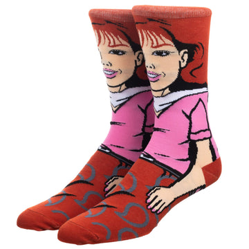 Breakfast Club Teen Movie Claire 360 Character Crew Socks