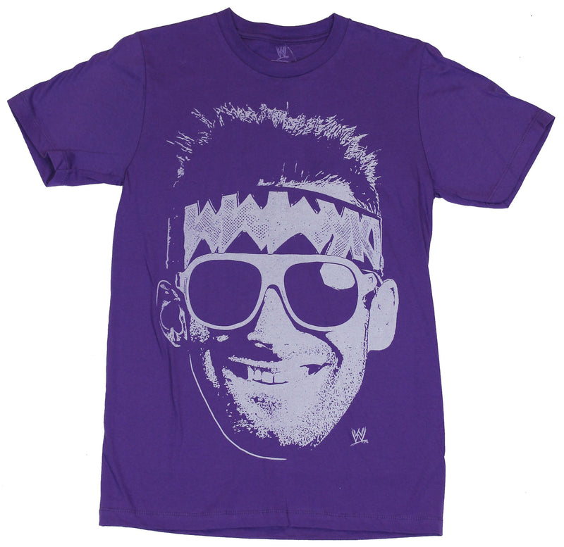 WWE Mens T-Shirt -  Zack Ryder Giant White Funny Face Image - Inmyparentsbasement.com