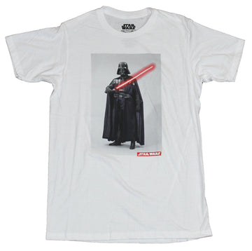 Star Wars Mens T-Shirt - Darth Vader Simple Photo Box Image