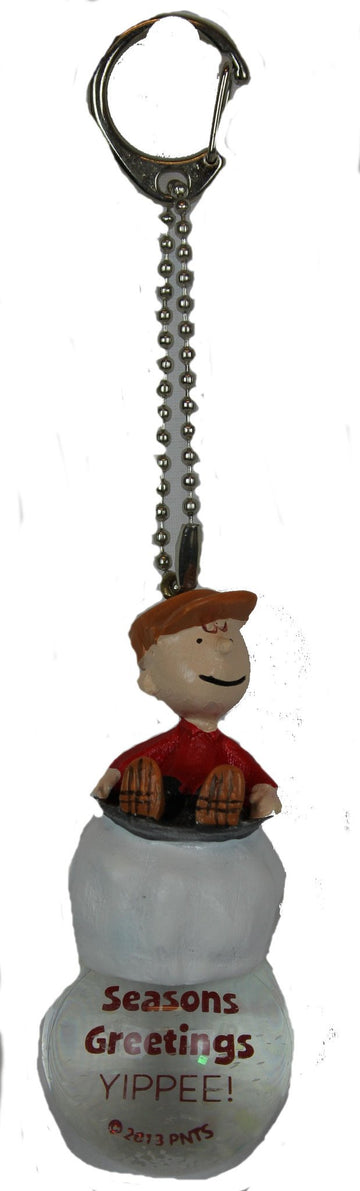 Peanuts Holiday Charlie Brown Snow Drop Clip-On Christmas Decoration