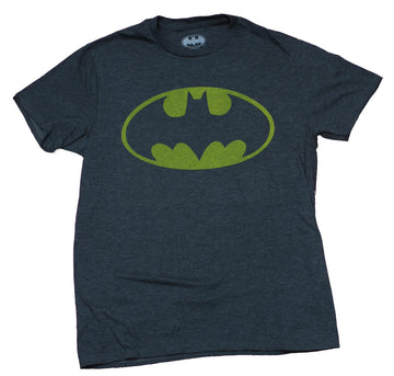 Batman Mens T-Shirt - Classic Yellow Oval Logo