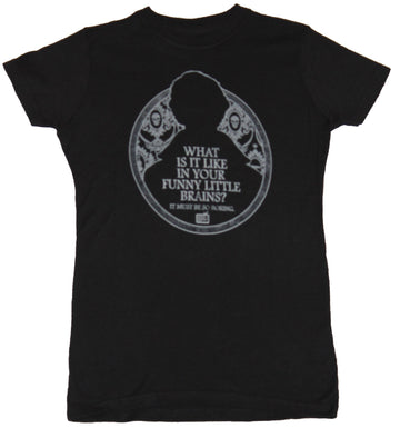 Sherlock (BBC TV Series) Girls Juniors T-Shirt - What Funny Little Brains