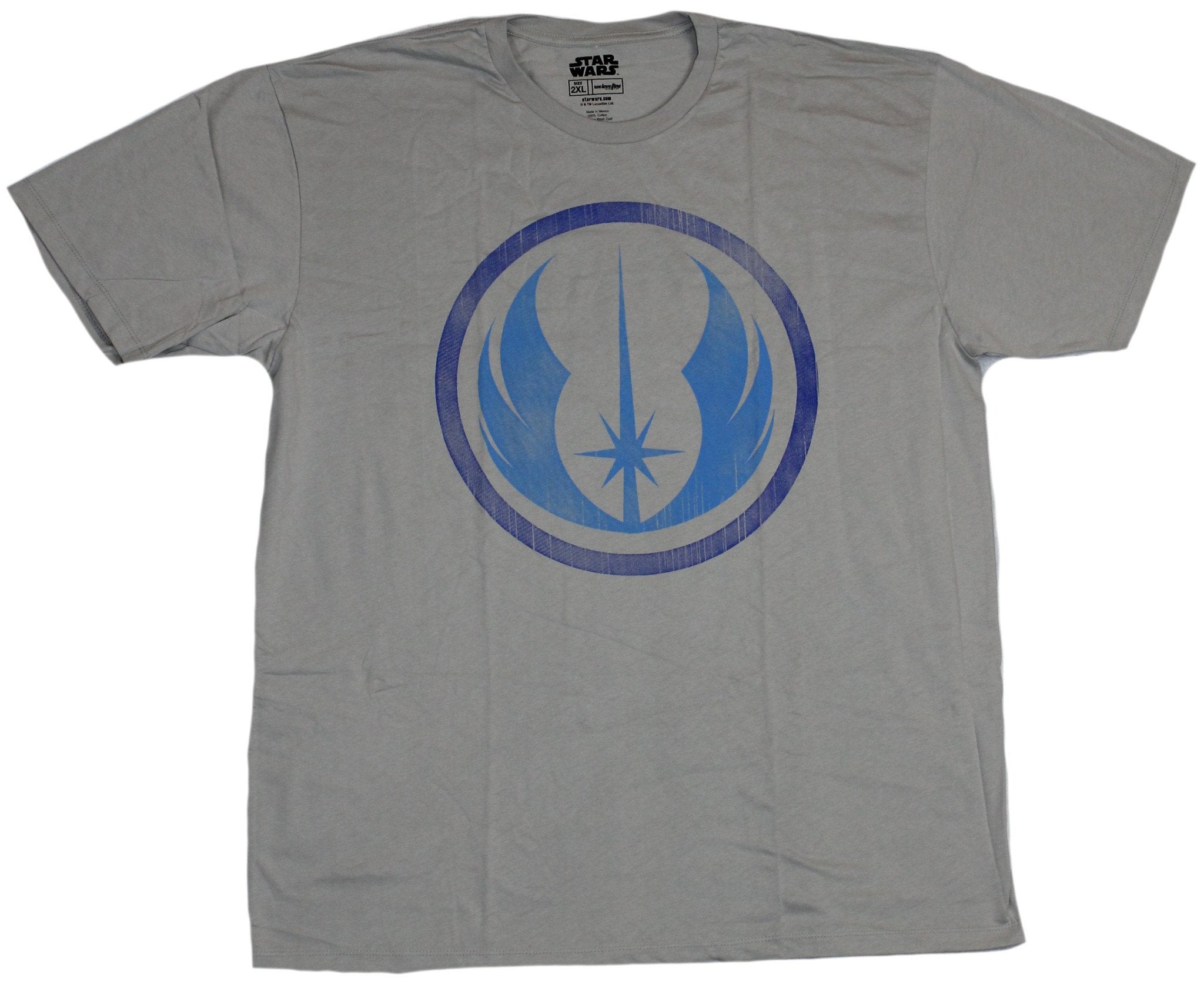 Star Wars Mens T-Shirt - Distressed Purple Order Symbol