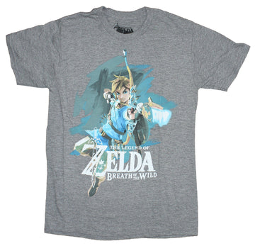 Legend of Zelda Mens T-Shirt - Breath of the Wild Archer Link