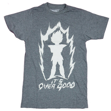 Dragon Ball Z  Mens T-Shirt  - It's Over 9000 Silhouetted Vegeta Image