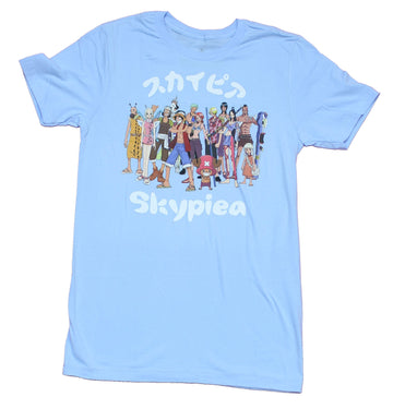 One Piece Mens T-Shirt - Skypiea One Piece Giant Group Image