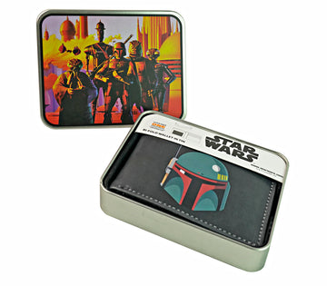 Star Wars Boba Fett Helmet Wallet W/ Decorative Case