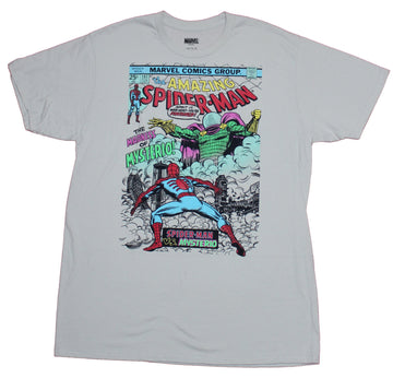 Spider-Man  Mens T-shirt - Mysterio Comic Issue 141 Cover Image