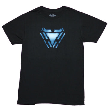 Iron Man Mens T-Shirt - Arc Reactor Mark 50 Style Image
