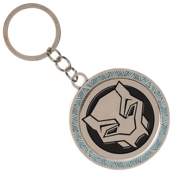 Black Panther Movie Logo Metal Keychain