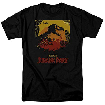Jurassic Park Mens T-Shirt - Welcome to Sunset Logo Image