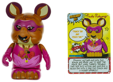 Zooper Kangaroo - Disney Vinylmation ~3" Zooper Heroes Series Designer Figure