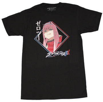 Darling in The Franxx Mens T-Shirt - Darling Diamond Portrait Image