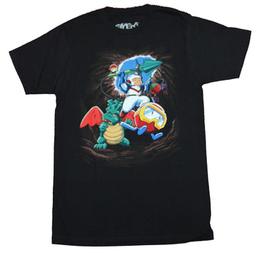 Dig Dug Mens T-Shirt - Classic Game Cabinet Art