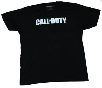 Call of Duty Mens  T-Shirt - Classic White Word Logo