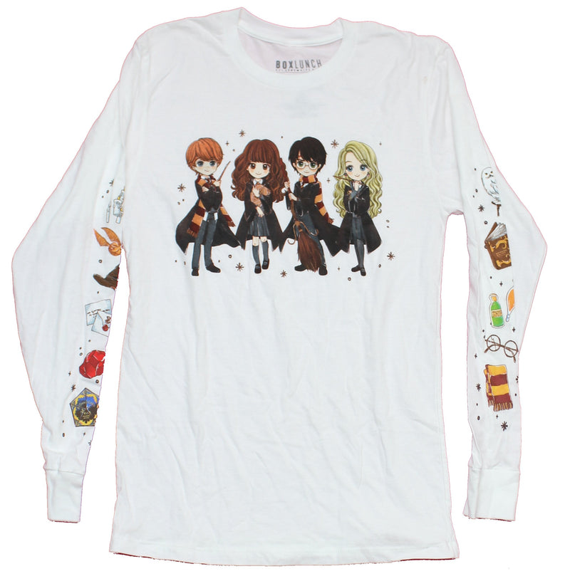 Harry Potter Mens Long Sleeve T-Shirt - 4 Styles Potter Wizard Kids