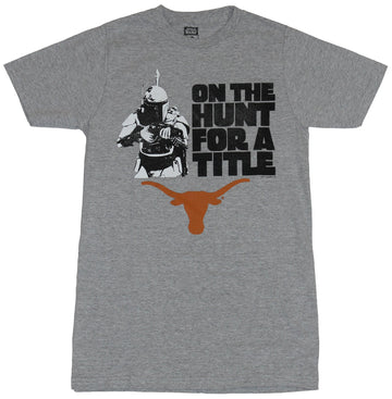 Star Wars Mens T-Shirt - On the hunt For A Title Longhorn Boba Fett