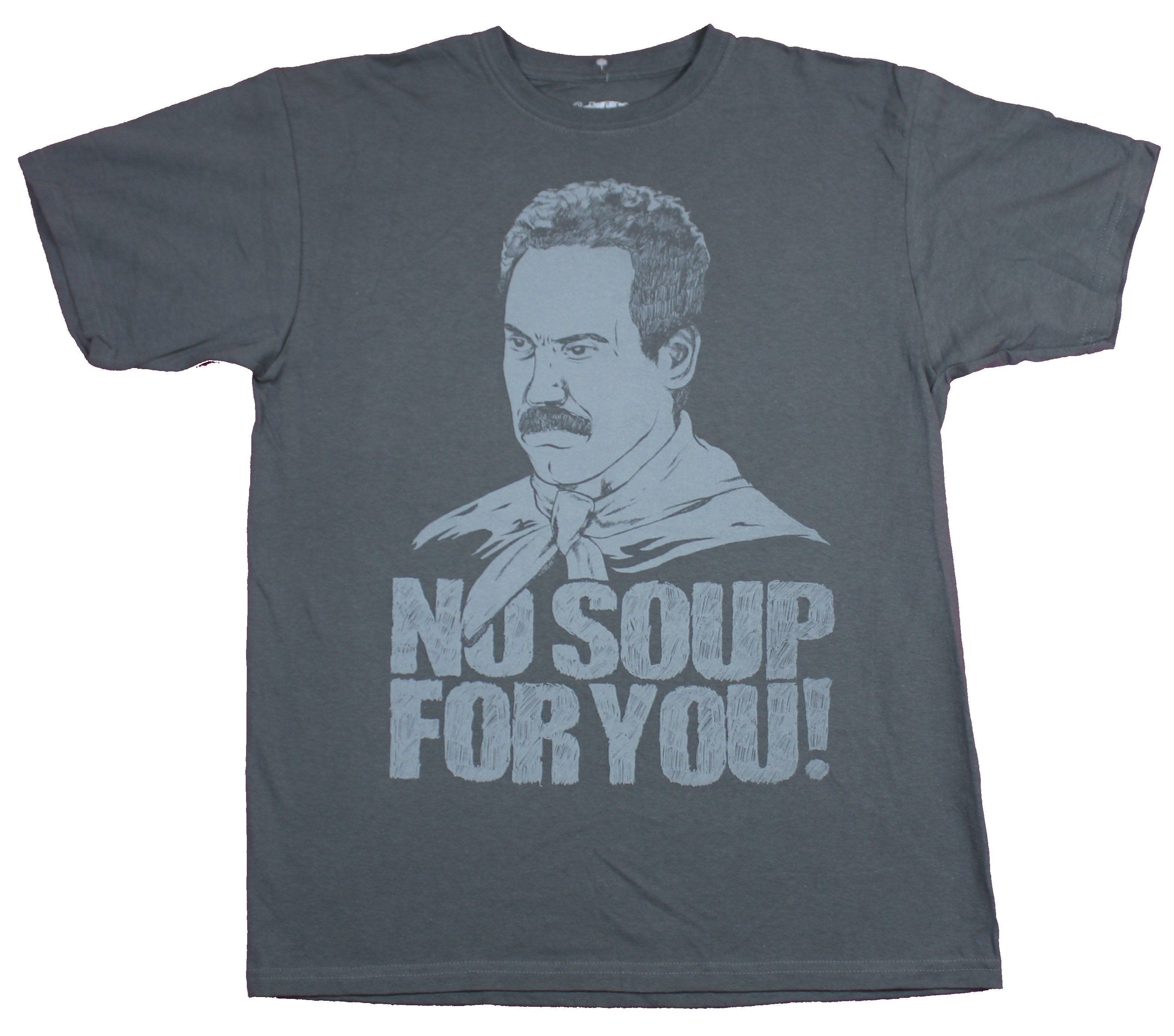 Seinfeld Mens T-Shirt  - No Soup For You Soup Nazi Image