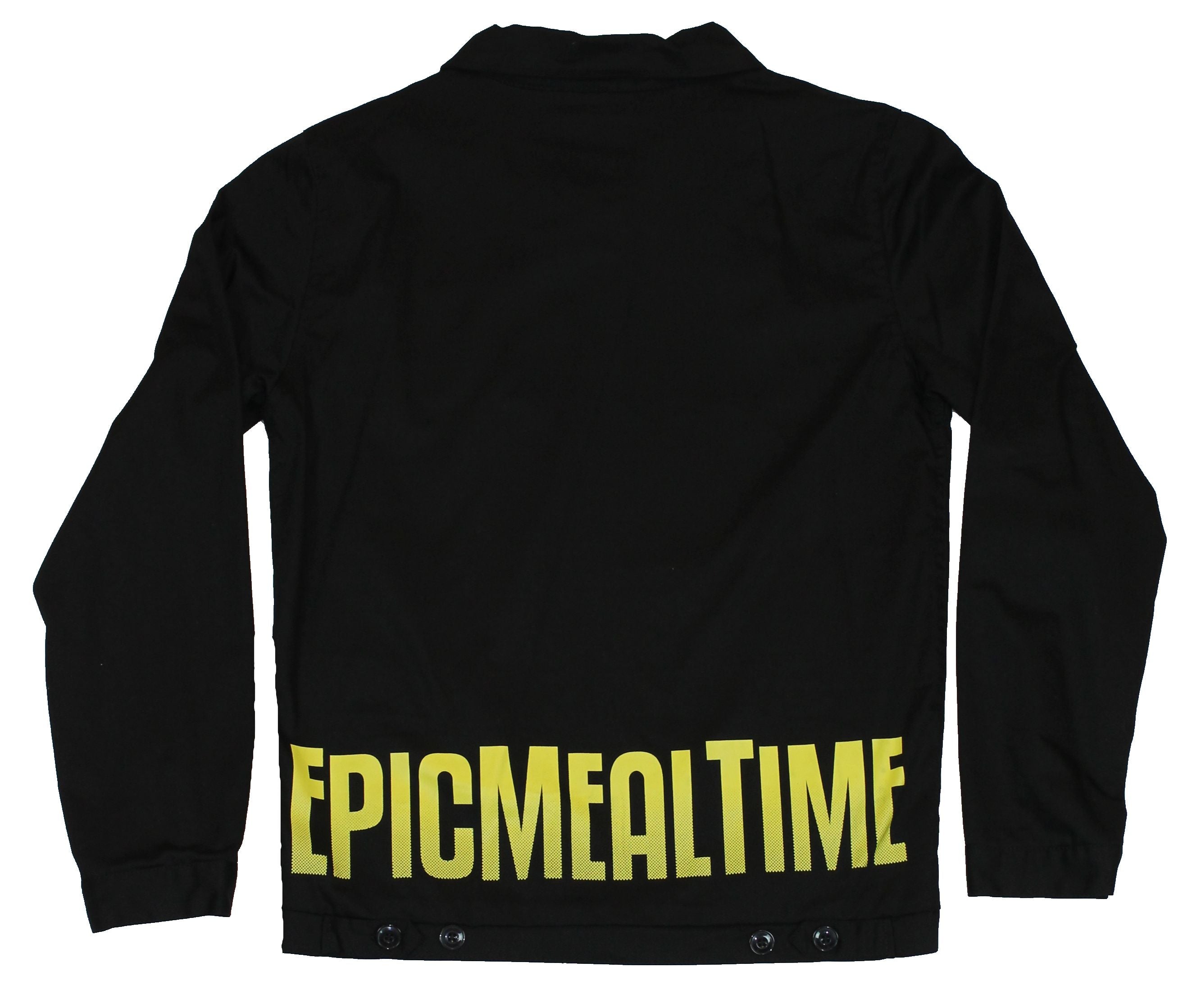 Epic Meal Time Mens Work Style Jacket - "Ball Cap Logo" Bacon Strips