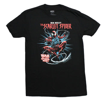 Spider-Man Ben Reilly: Mens T-Shirt - Scarlet Spider War of the Spider-Men