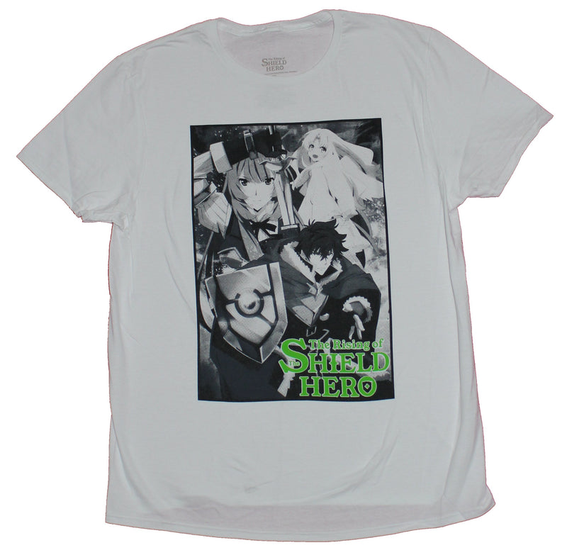 Rising of the Shield Hero Mens T-Shirt - Key Cover Srt in Black & White