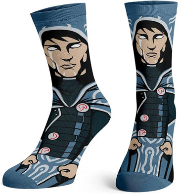 Magic The Gathering Jace Beleren Adult Animigos Crew Socks