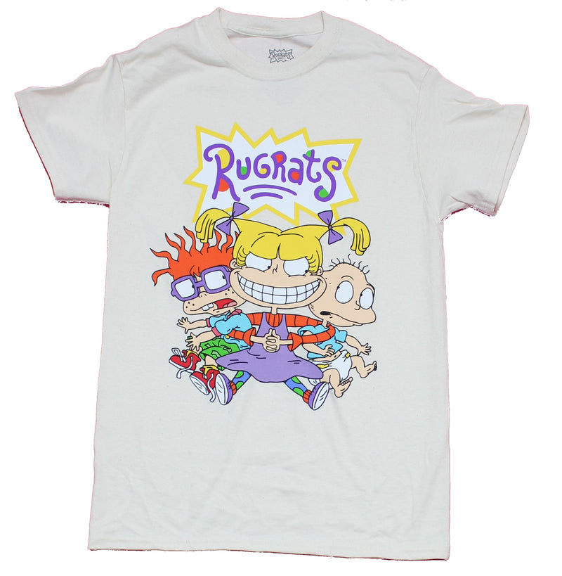 Rugrats Mens T-Shirt - Angelica In Center of Tommy & Chucky