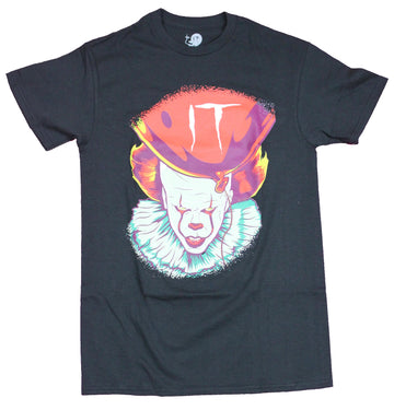 It the Movie Mens T-Shirt - Big Balloon Pennywise Face Image