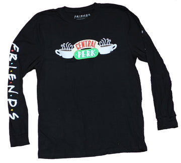 Friends Long Sleeve Mens T-Shirt - Central Perk Coffee Cup Logo
