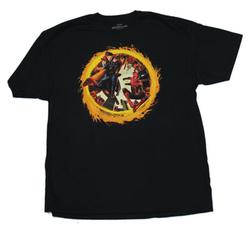 Spider-man Mens T-Shirt - No Way Home Spidey &  Dr. Strange Firery