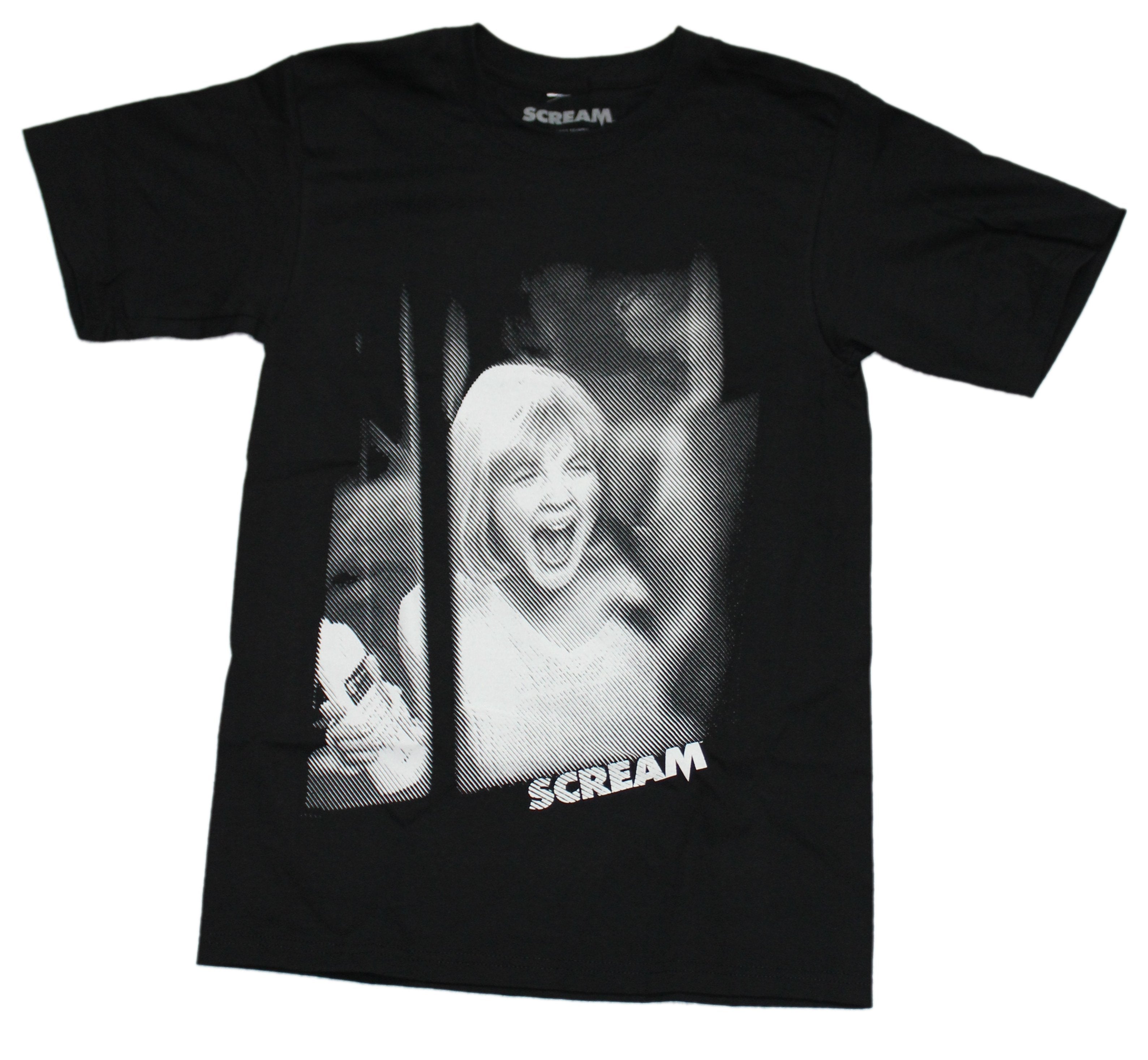 Scream Mens T-Shirt - Screaming Lined Image