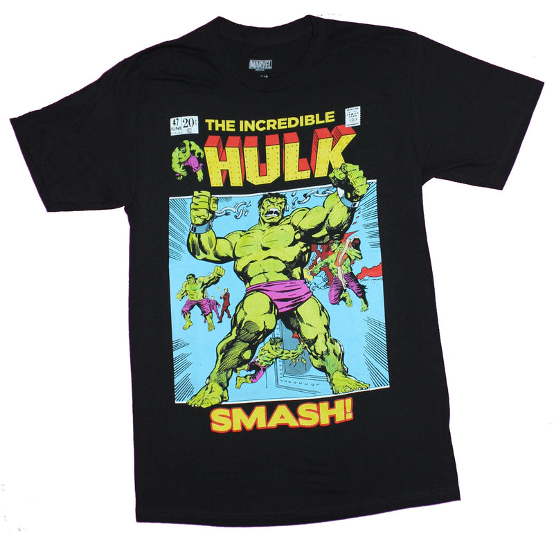 Hulk Mens T-Shirt - Incredible Smash Classic 20 Cent Cover Image - Inmyparentsbasement.com