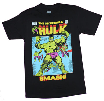 Hulk Mens T-Shirt - Incredible Smash Classic 20 Cent Cover Image