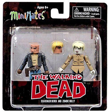 Diamond Select Toys The Walking Dead Minimates Series 7: Derek & Holly Action Figure (2 Pack)