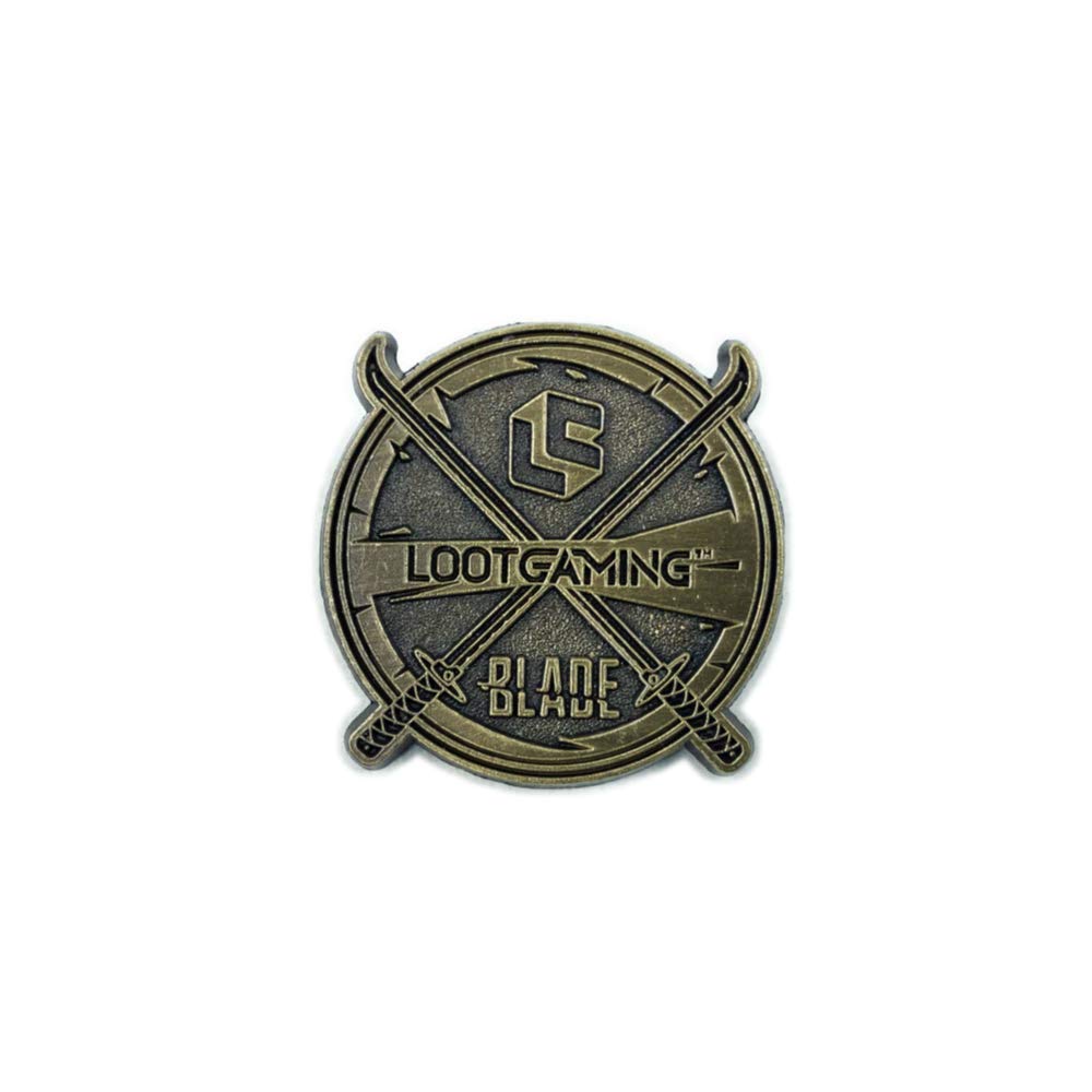 Rare Limited Edition Discontinued LootCrate Blade Pin - Loot Gaming Exclusive